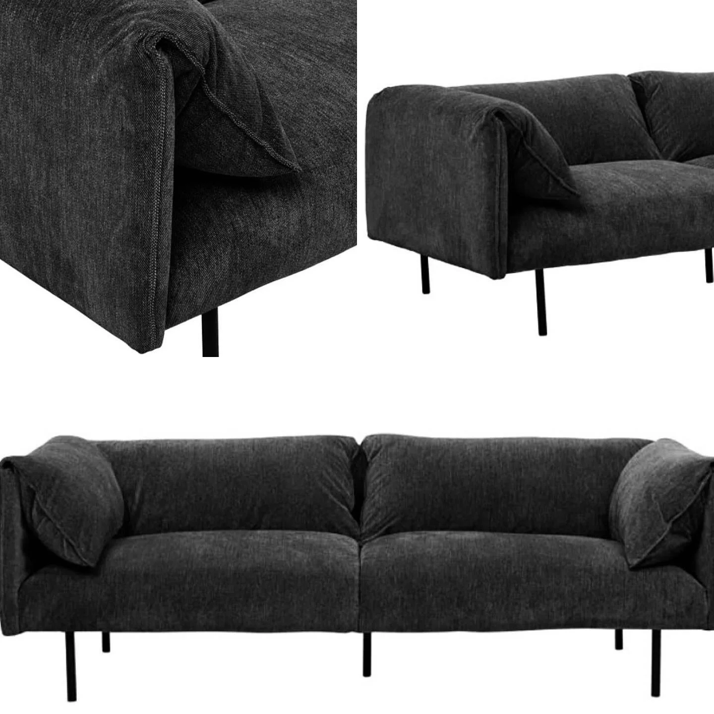 Countdown to Monday&rsquo;s delivery 😍 @globewest @saltwater_interior_styling #styletosell #black #texture