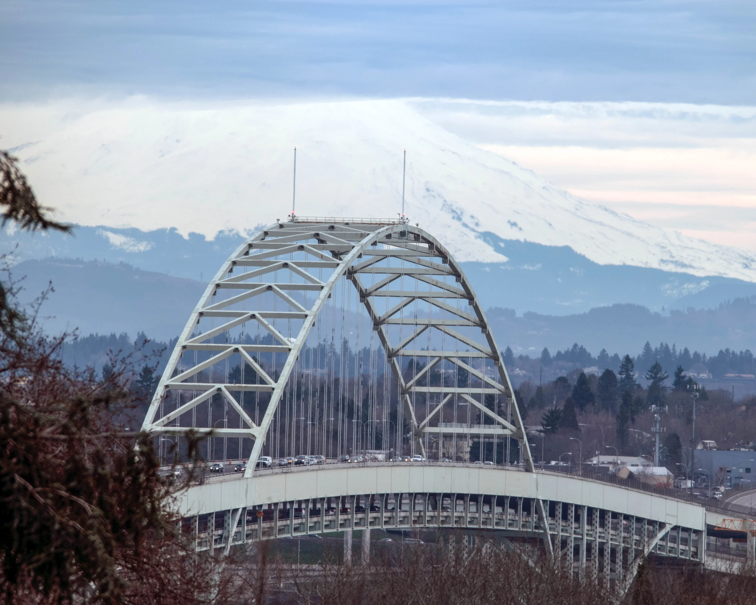 Fremont Bridge + Mt. St. Helens | Portland, OR