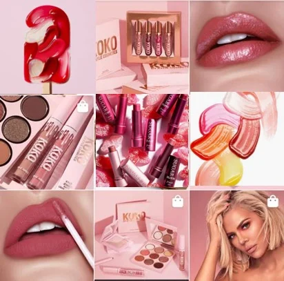 Thin Lizzy Mood Board - Volumising Lip Kit Launch