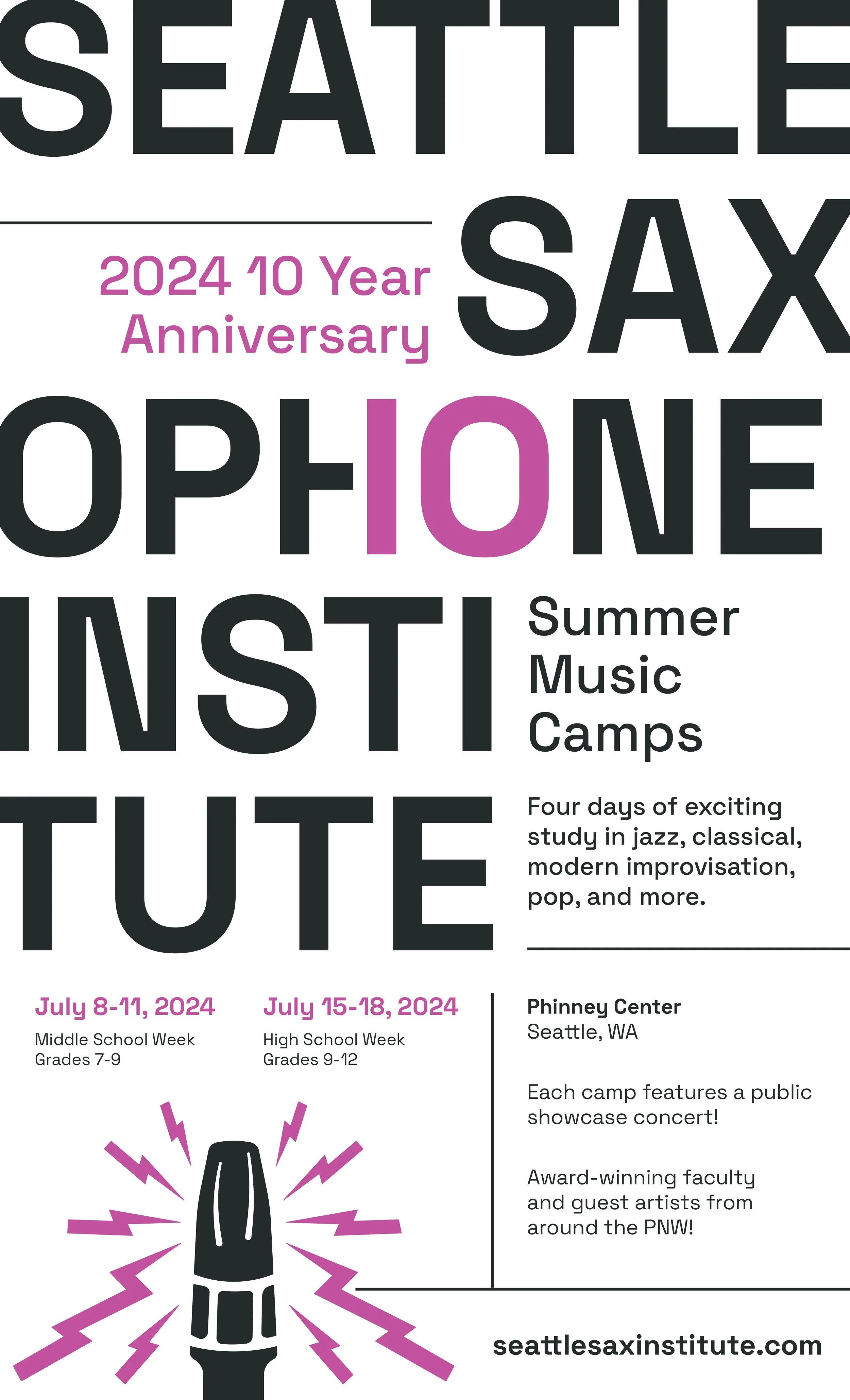 2024 Summer Camps — Seattle Saxophone Institute