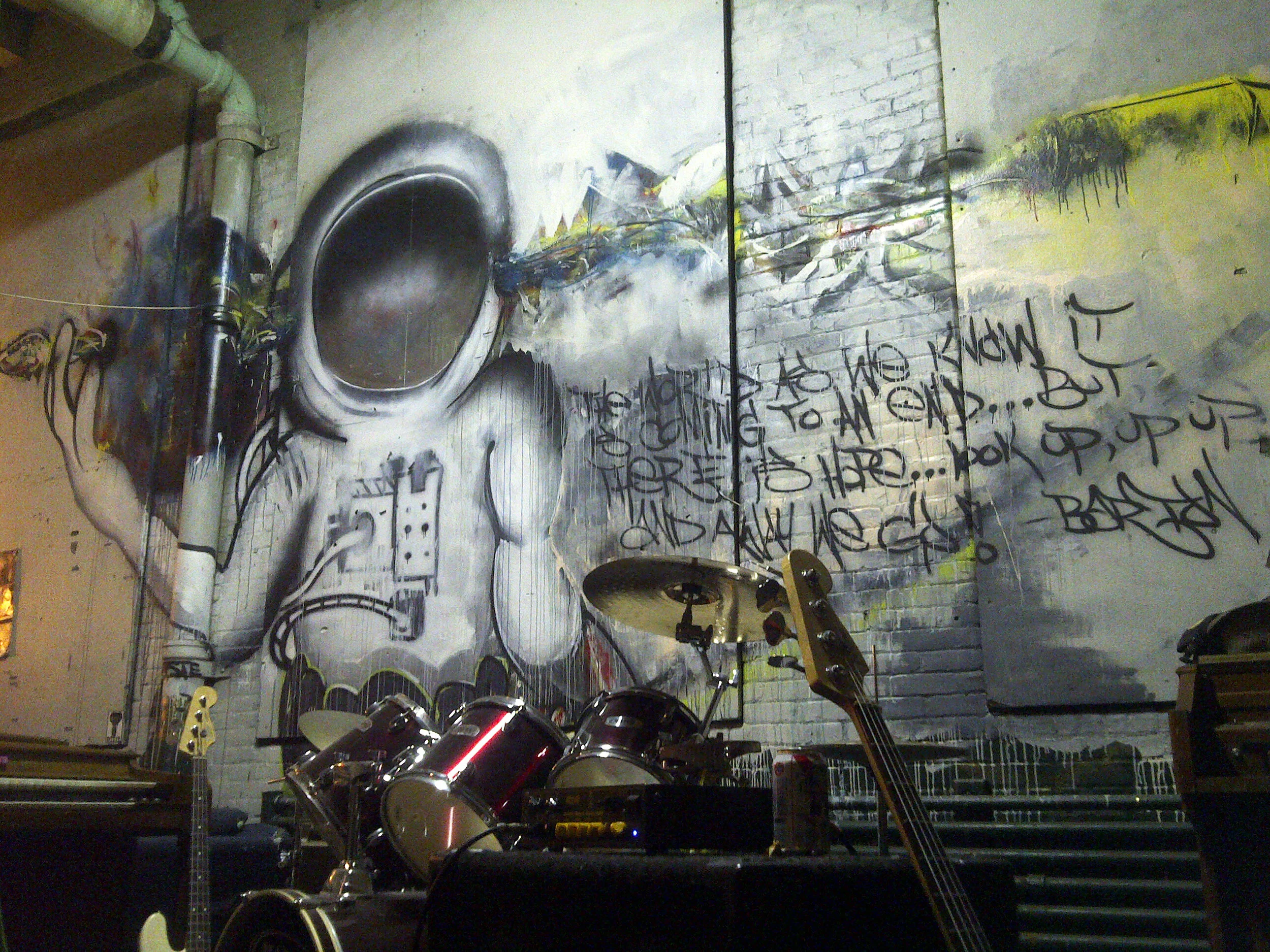 Mural at the old practice spot by Barton. Photo by Joe MacFadzen.