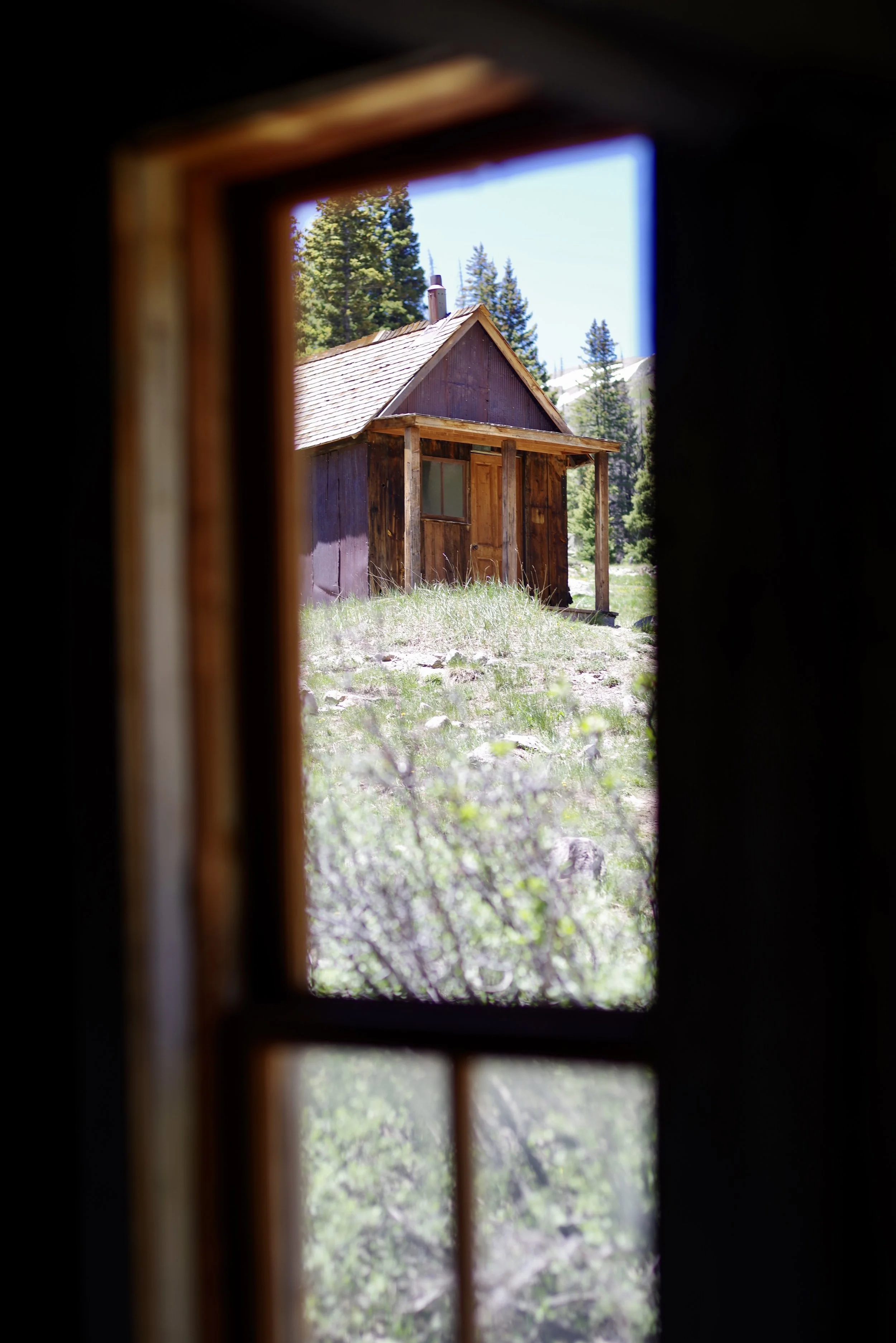Animas Forks, an old mining town. 