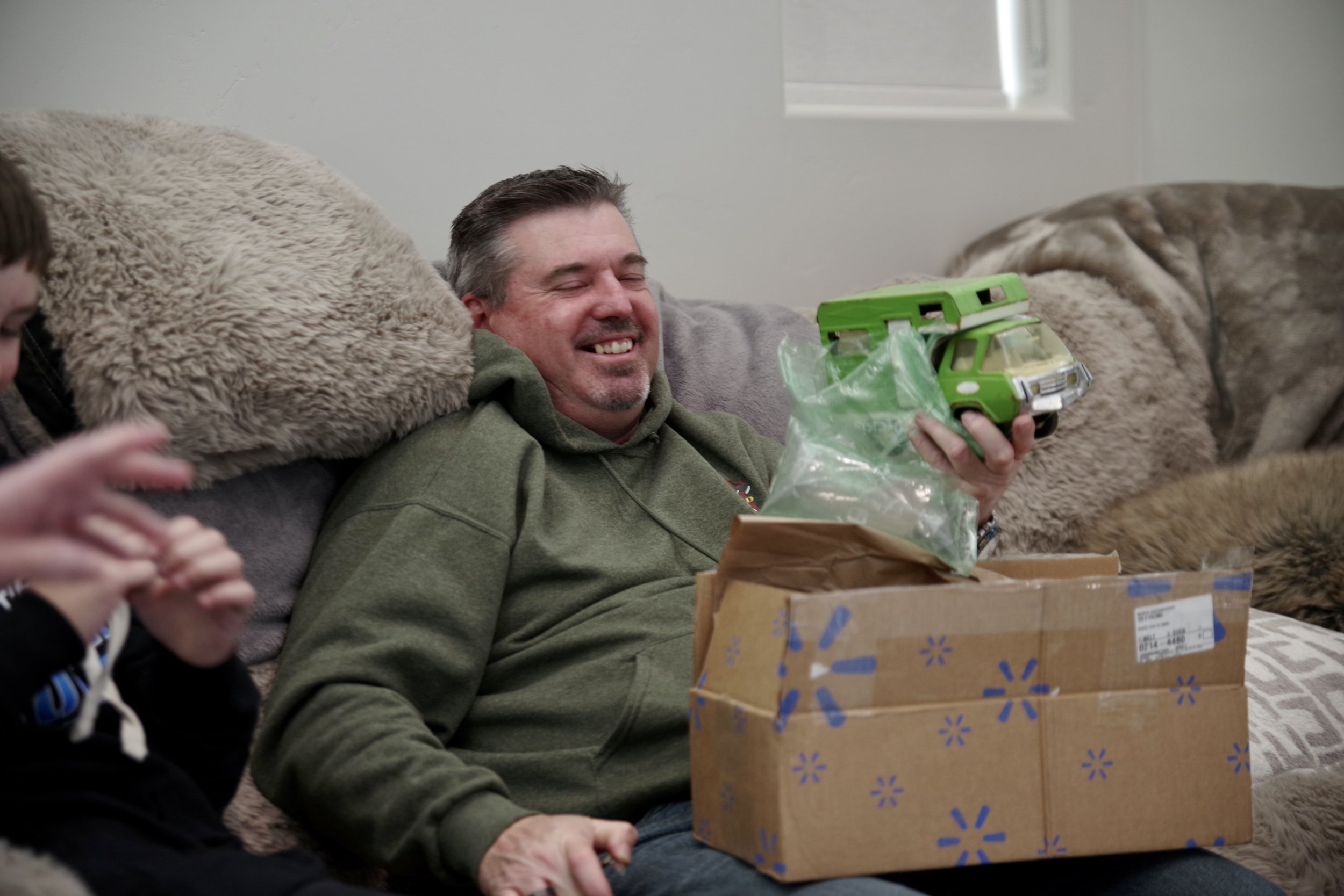 Duane has been wanting a Class C motorhome; Marcia got him one, haha!