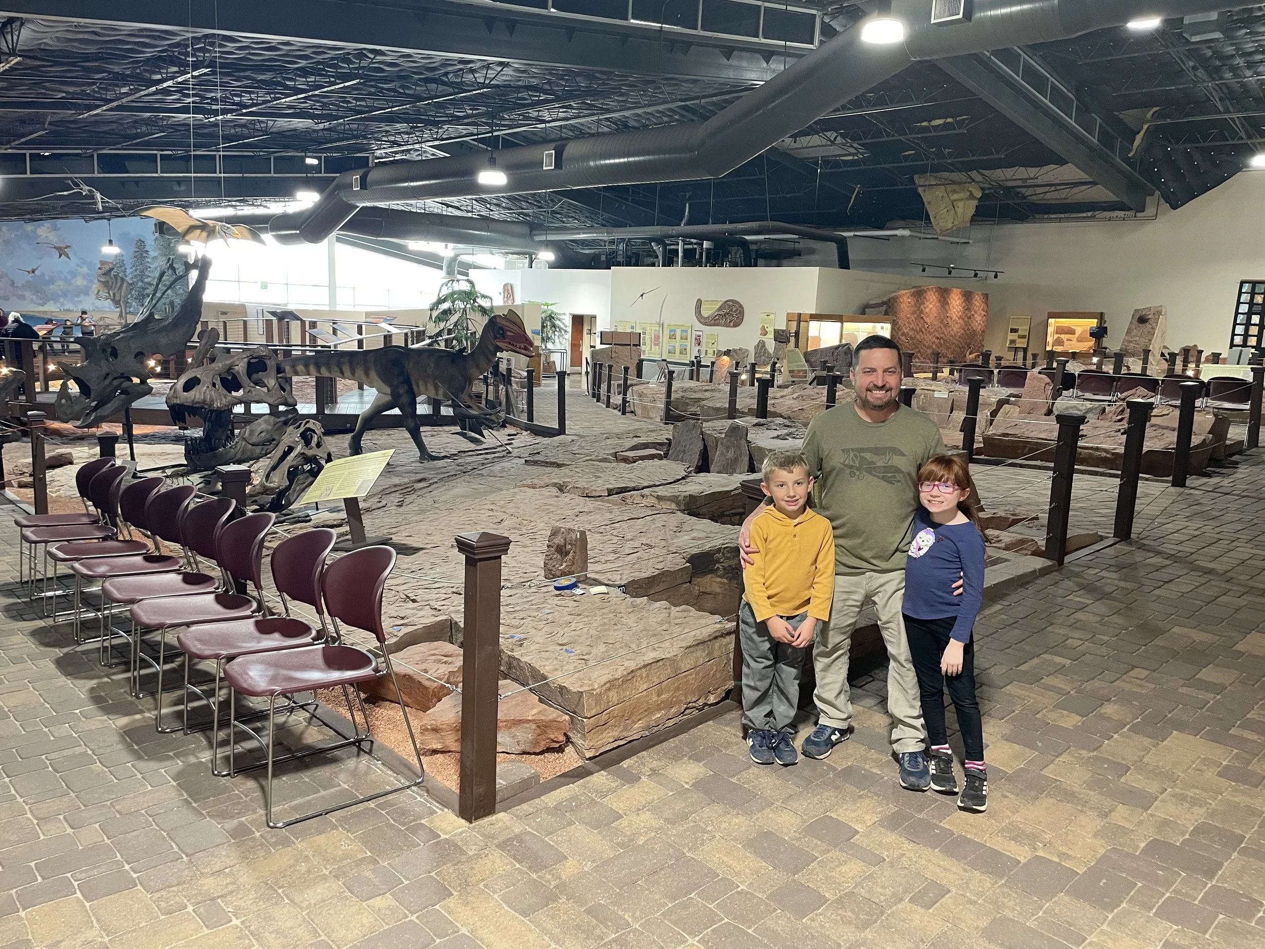 Dinosaur Tracks at Johnson Family Farm.