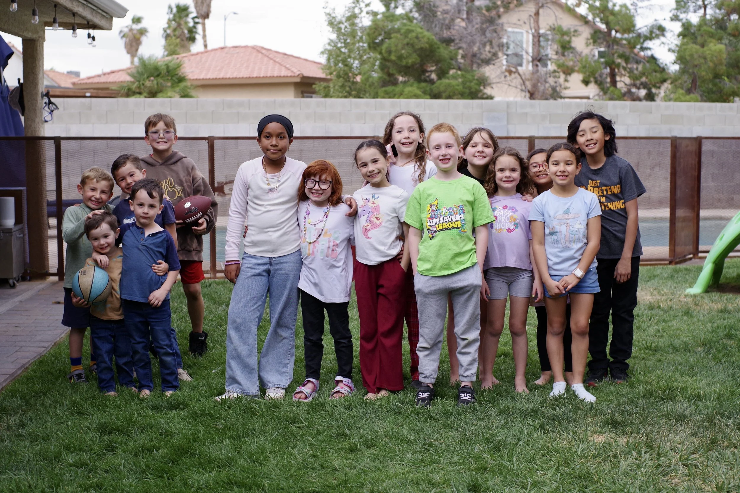 The birthday party crew!