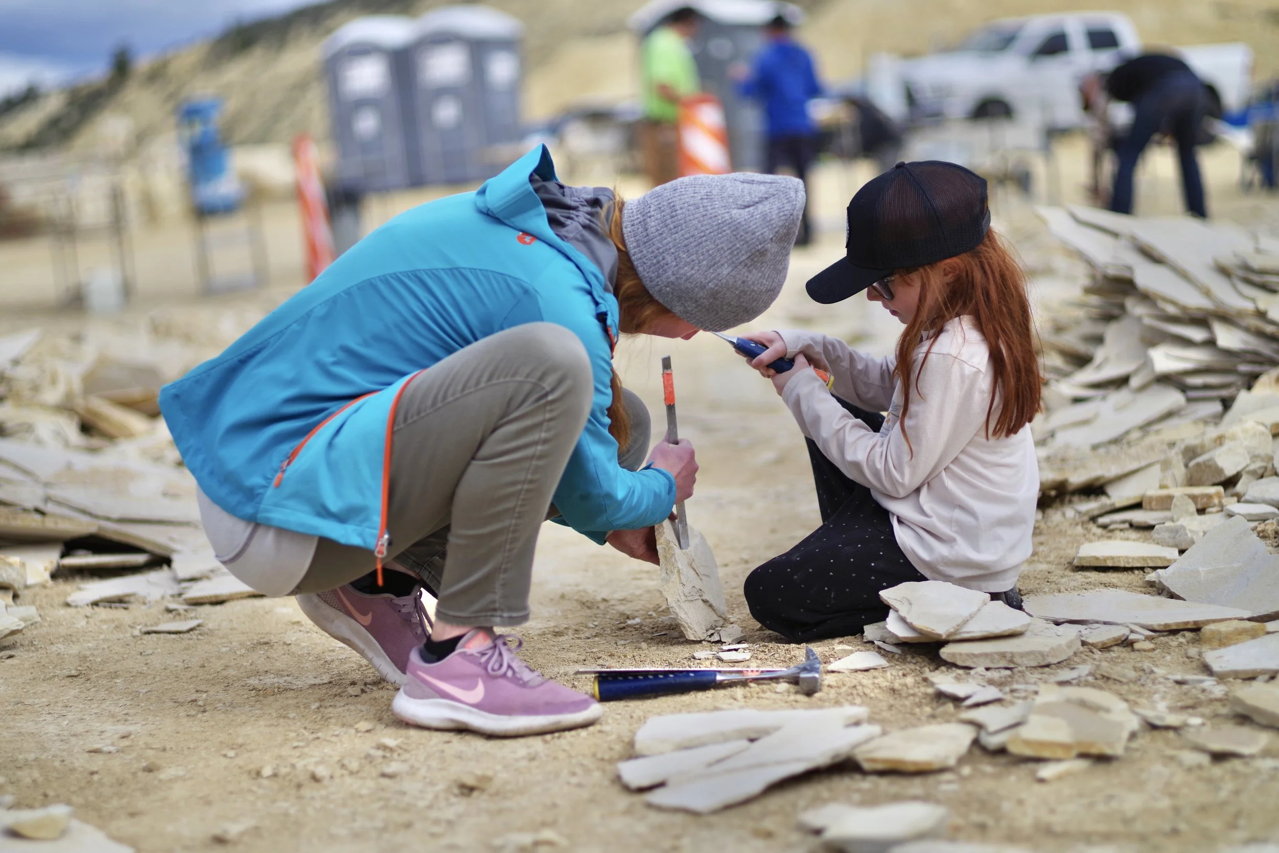 Fossil digging 