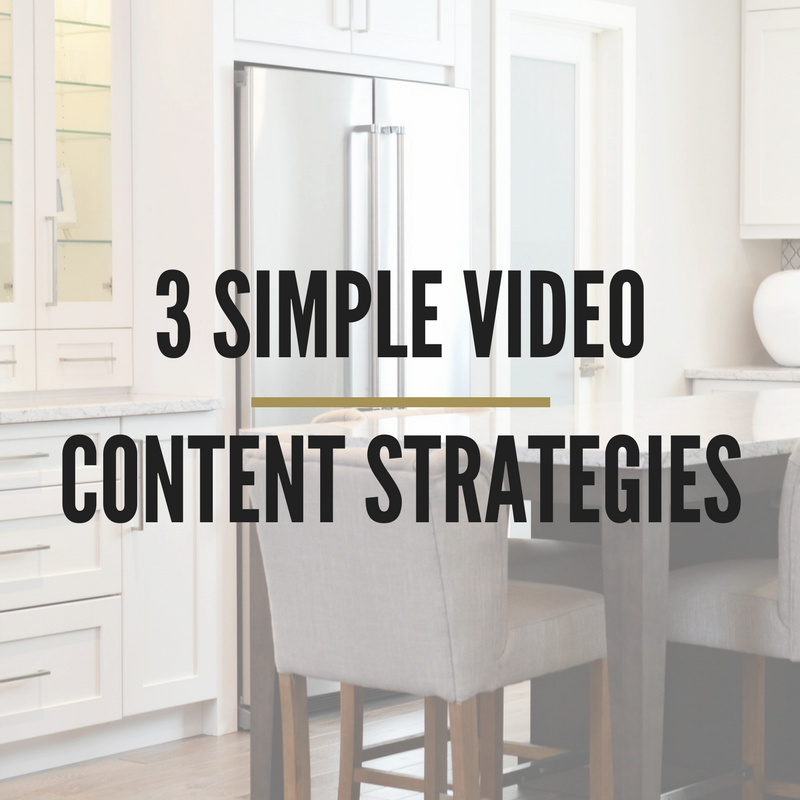 📽️3 Simple Video Content Strategies