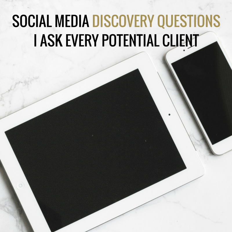 Social Media Discovery Questions I Ask Every Potential Client