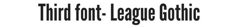 DISPLAY FONT