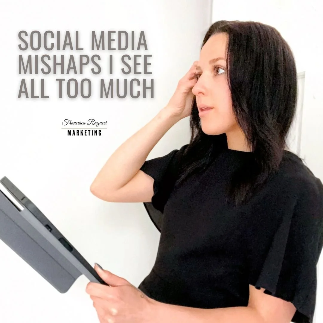 Social Media Mishaps I See All Too Much