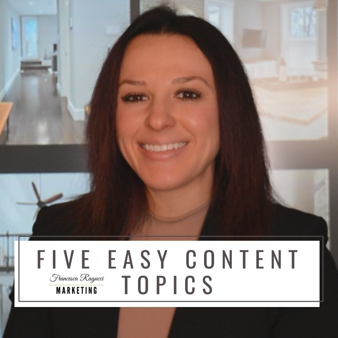 Five Easy Content Topics