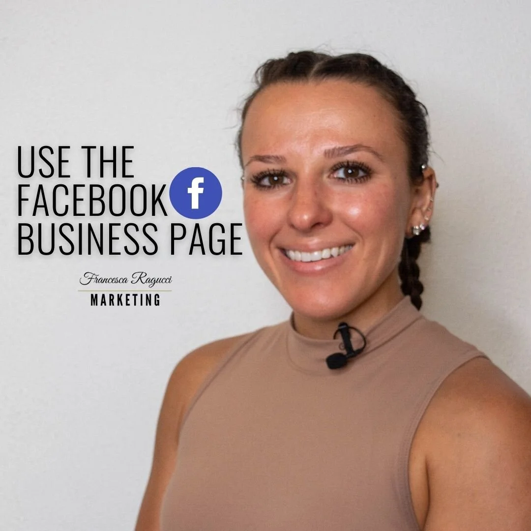 Use the Facebook Business Page
