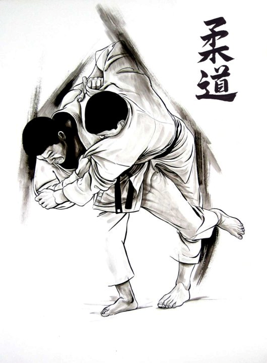judo drawings