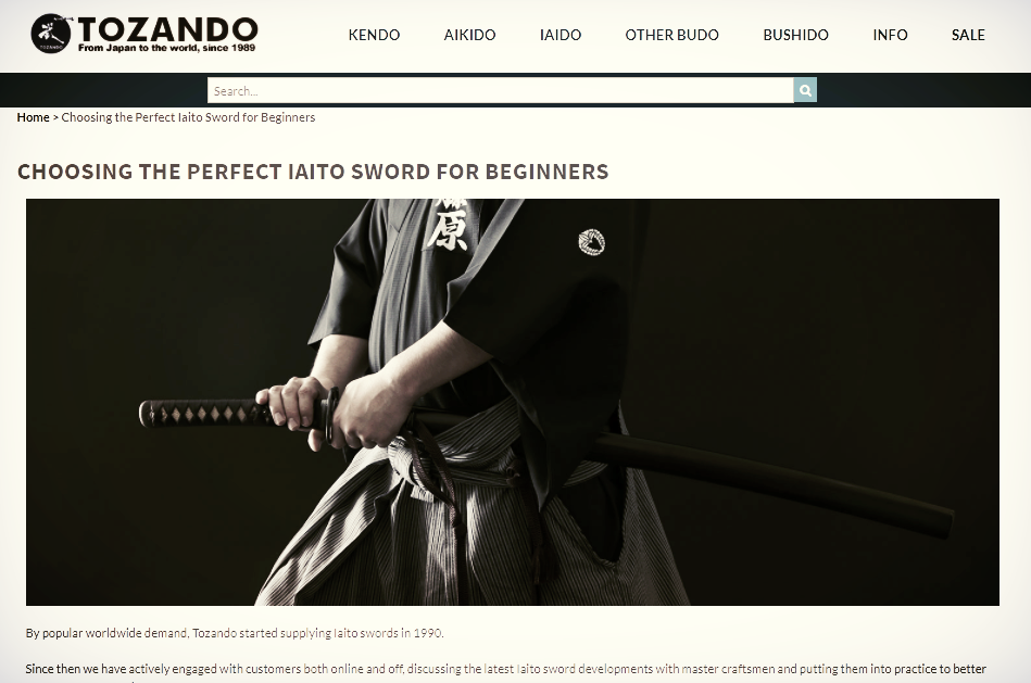 iaido swords