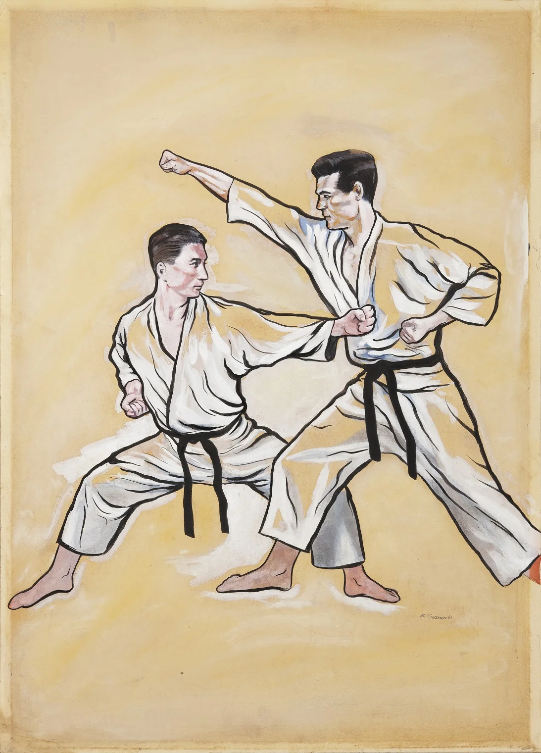 Artist: M. Guzman 1966 (SKL dojo Riverside)