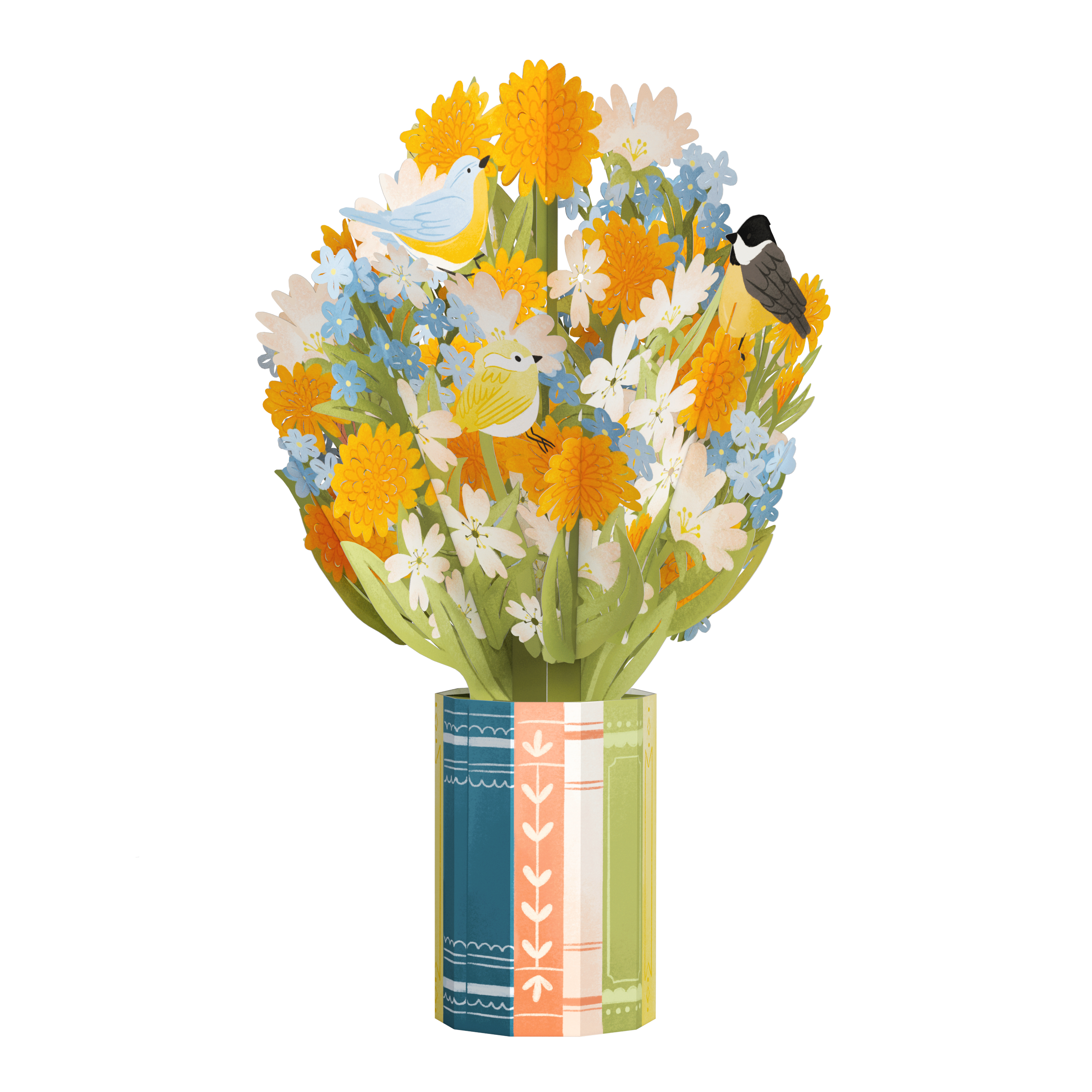Reading Bird Bouquet 