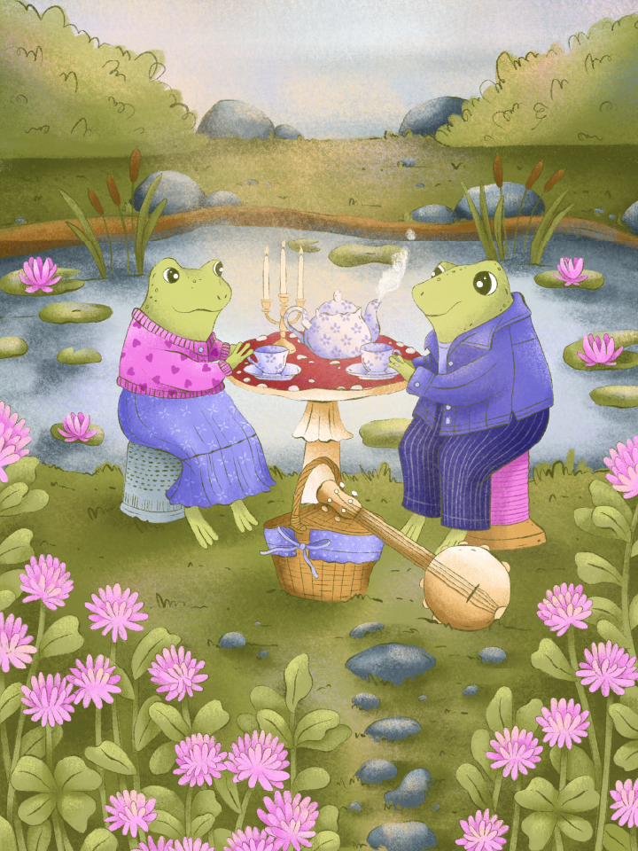 Tea Time at the Pond