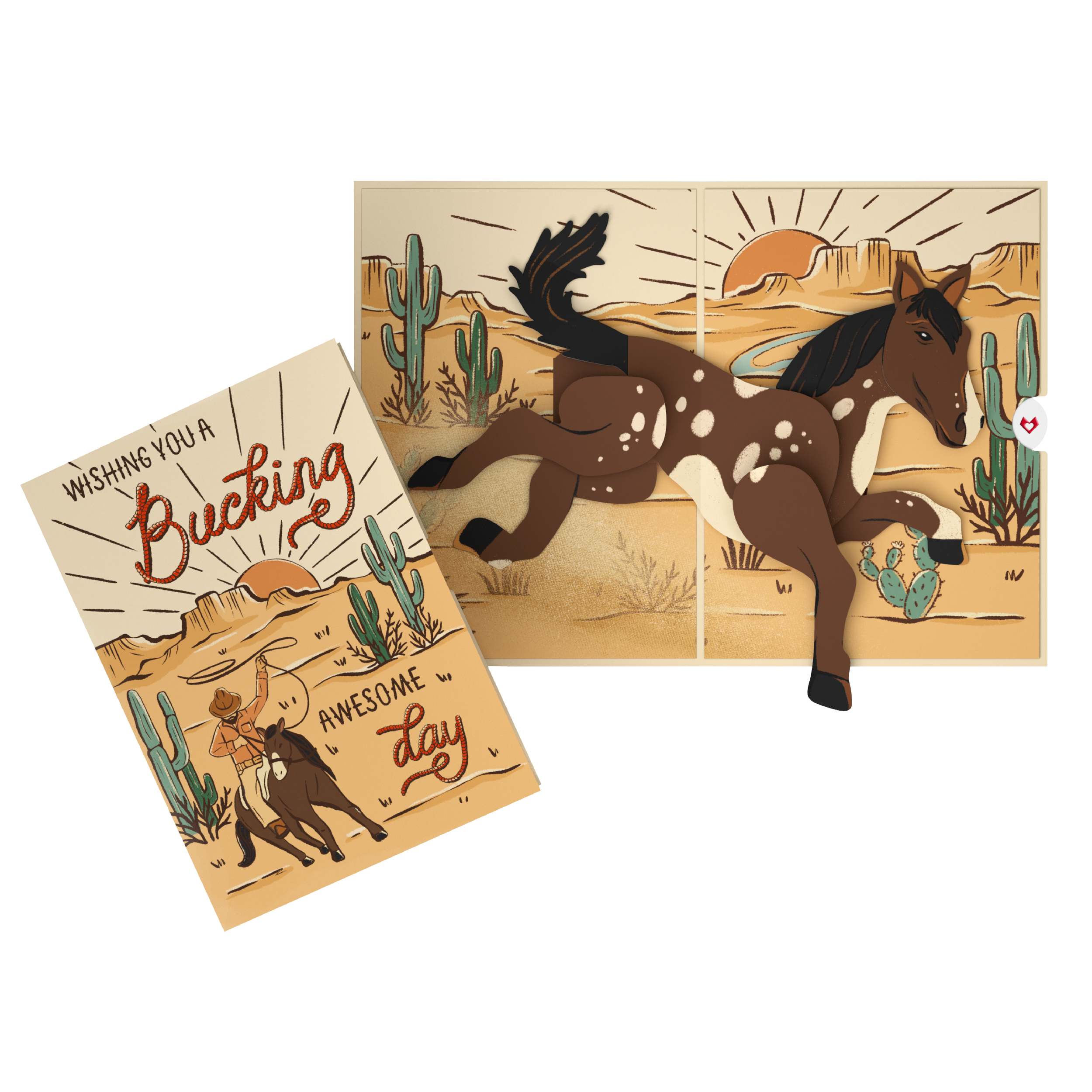 Birthday Bucking Horse