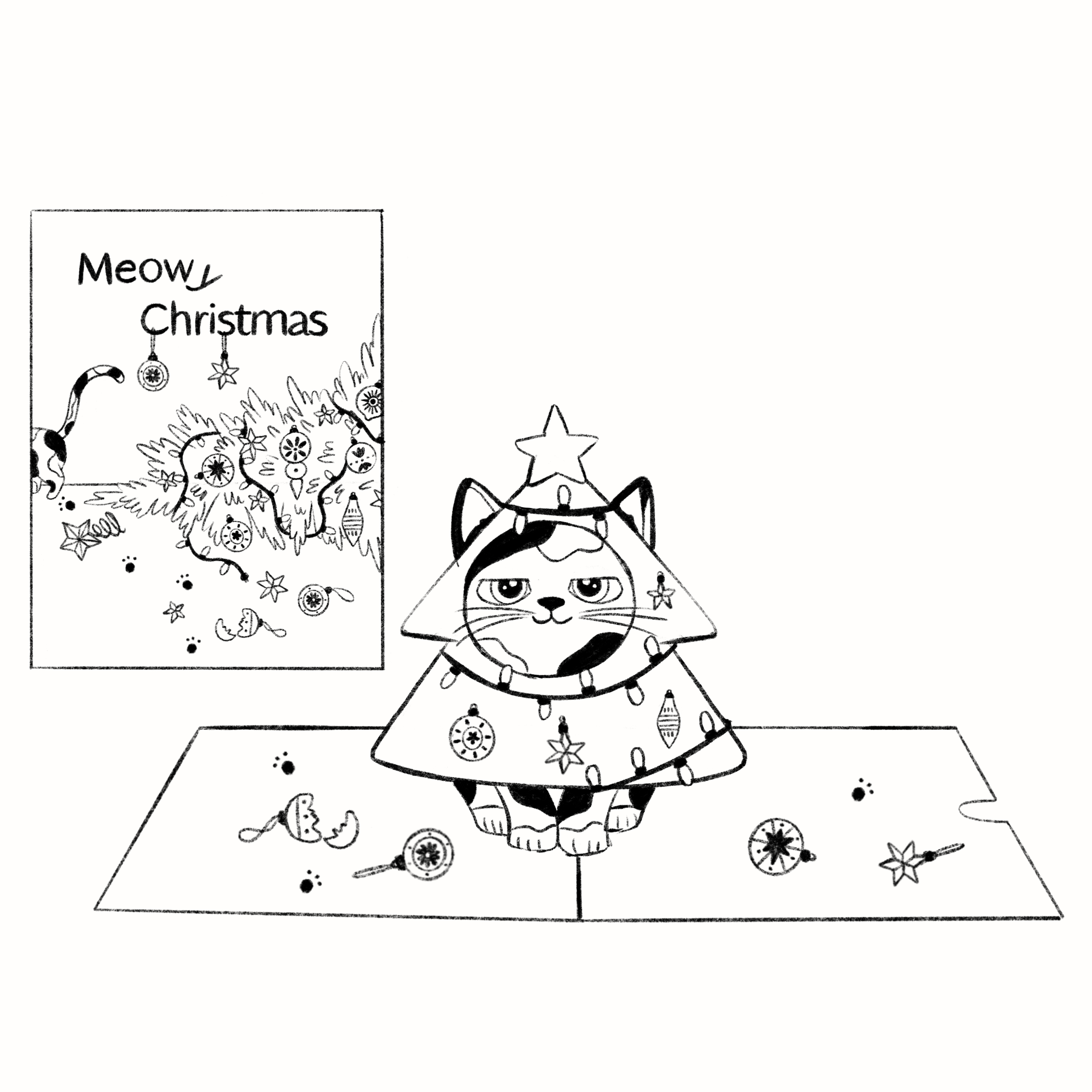 Concept Sketch - Mischievous Cat