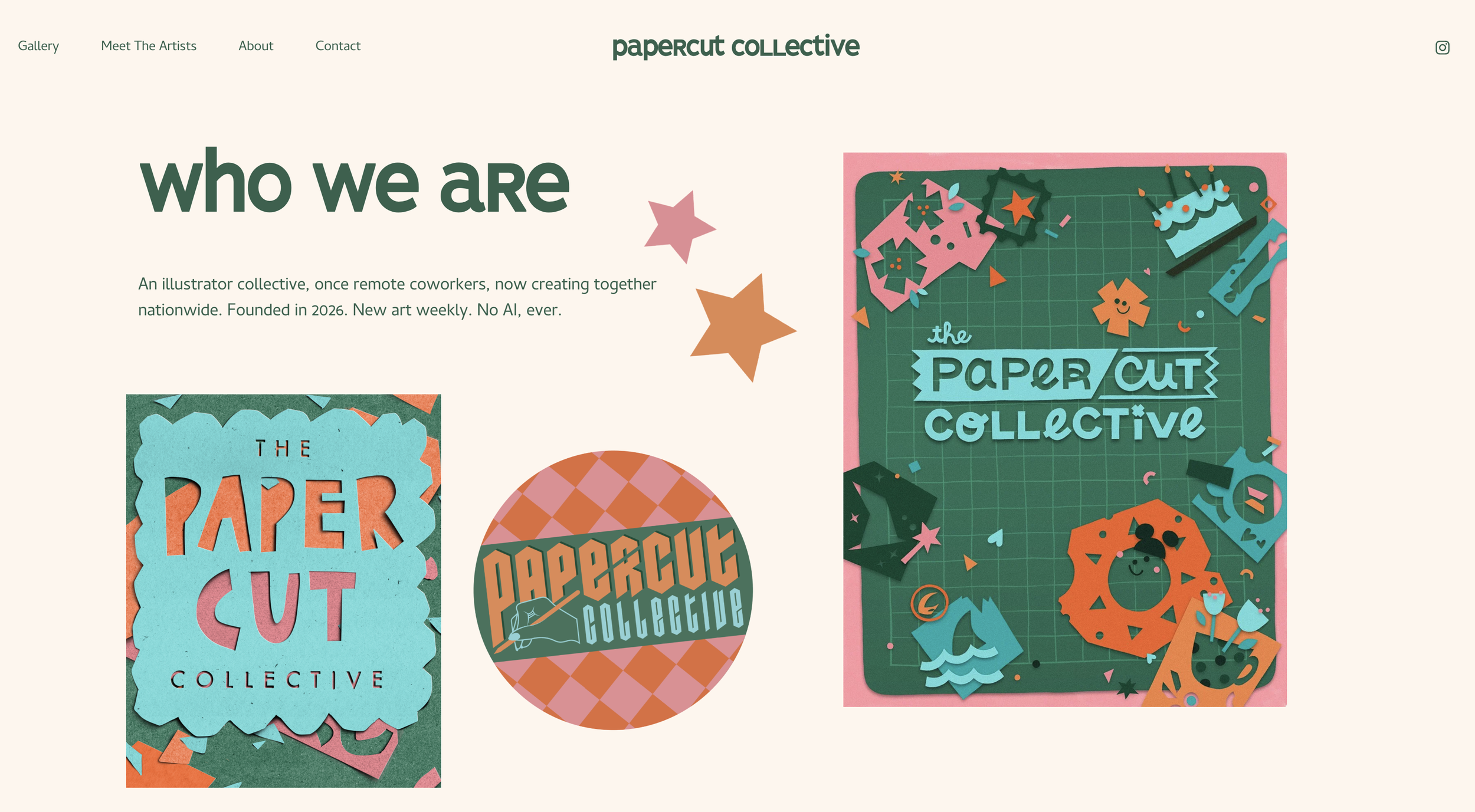 Papercut Collective Web Design