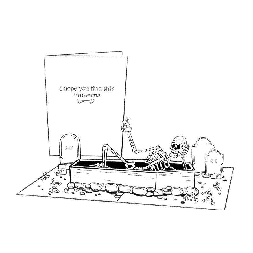 Concept Sketch - Halloween Skeleton