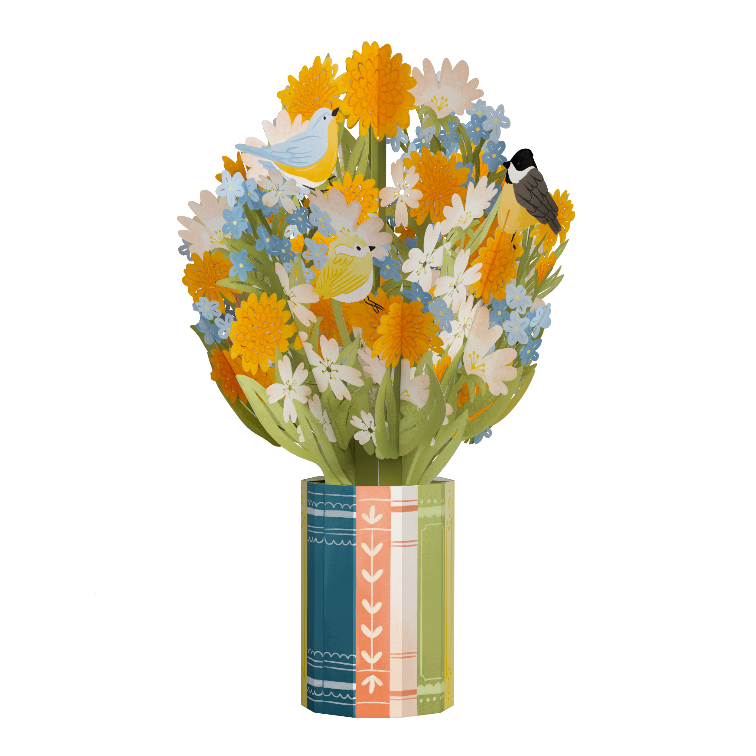 Reading Bird Bouquet 