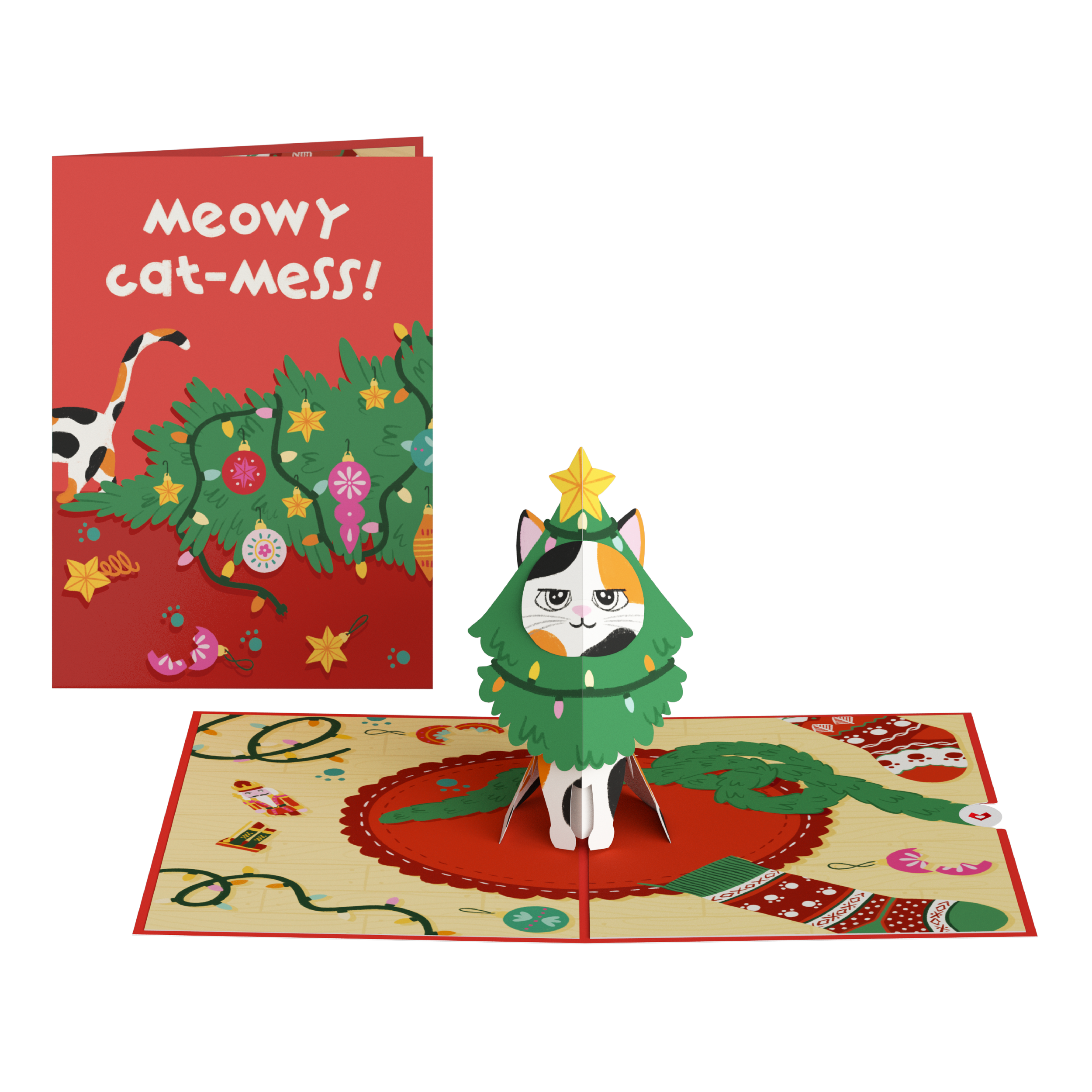 Christmas Mischievous Cat