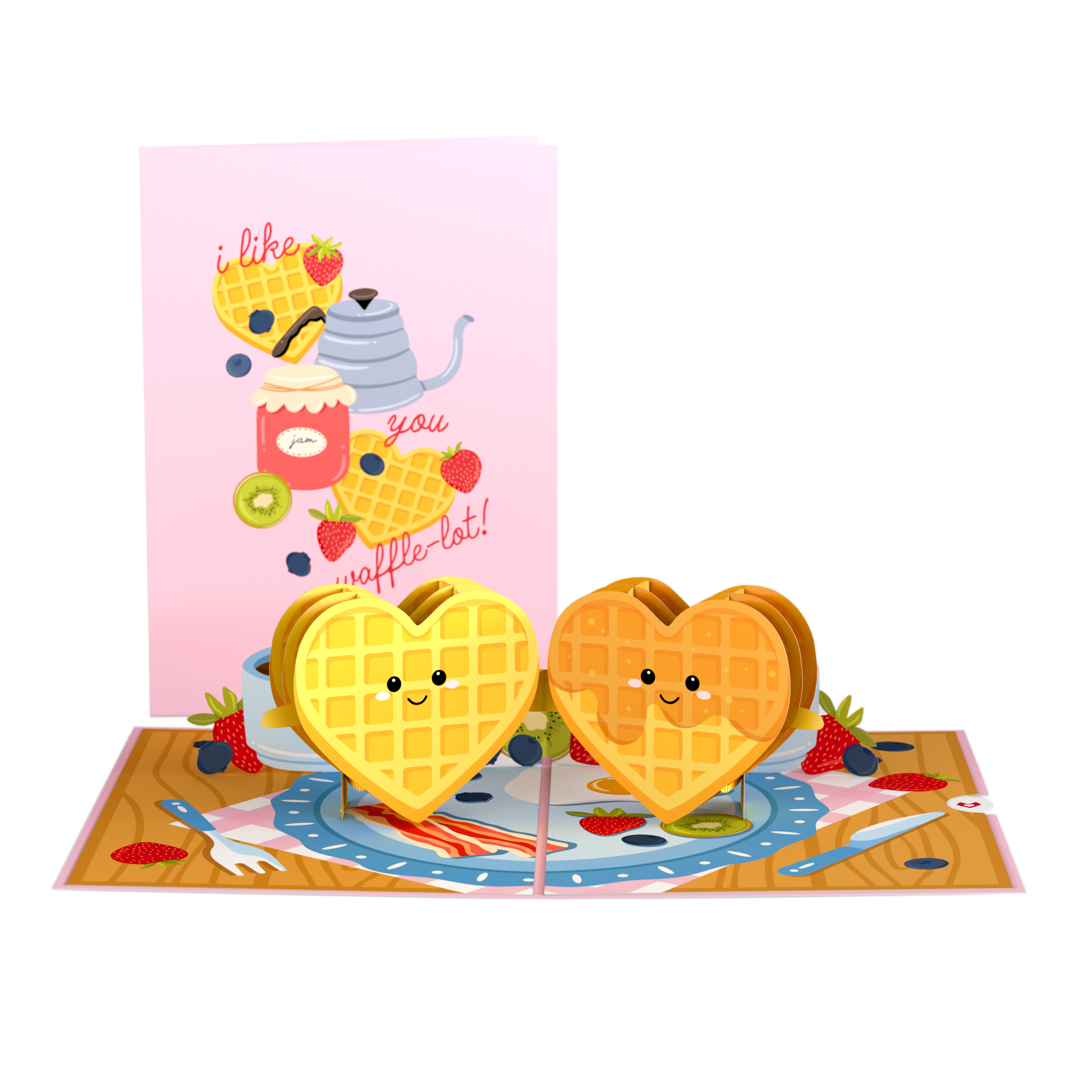 Valentine's Day Waffles