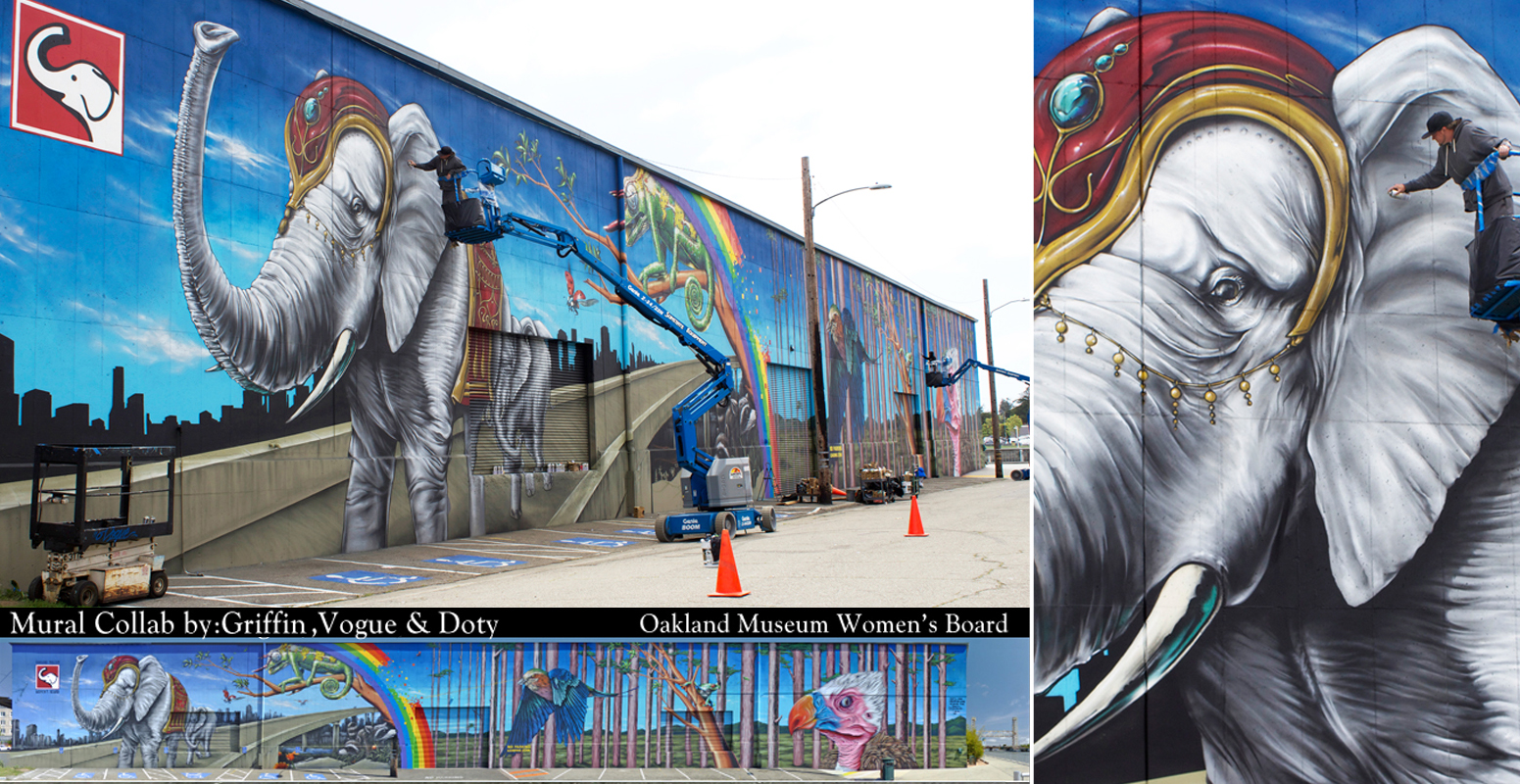 The "White Elephant" Mural - Oakland