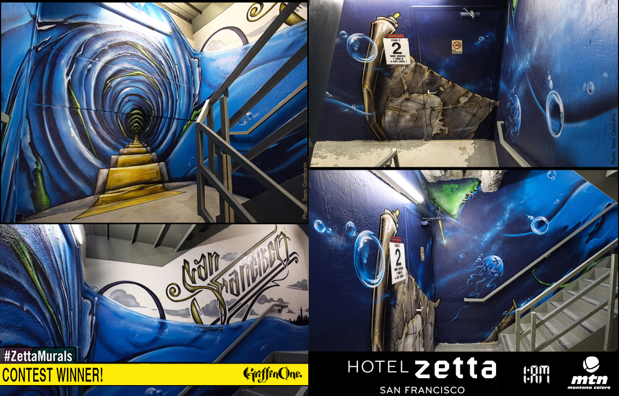 "Zetta Hotel Mural" - SF
