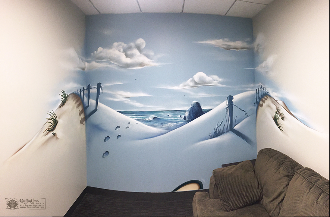 "Chill Room" mural