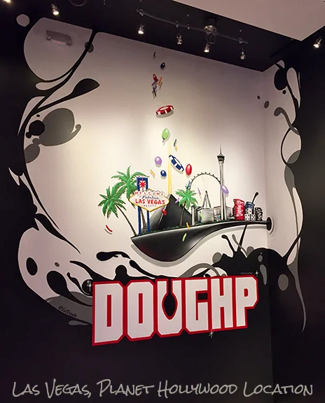 New Mural at the Planet Hollywood , Las Vegas Location for Doughp cookie dough store! Griffin One Latest Mural in Vegas 2019