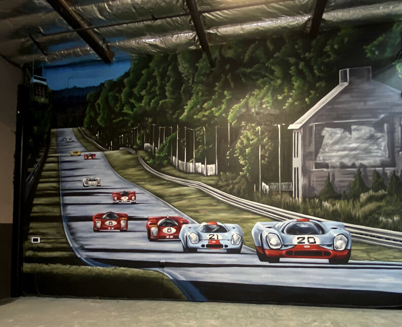 le Mans Tribute mural 