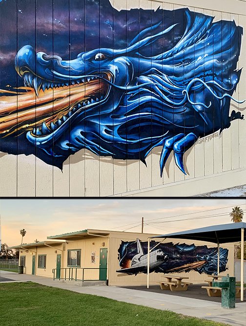 Argus High School mural 