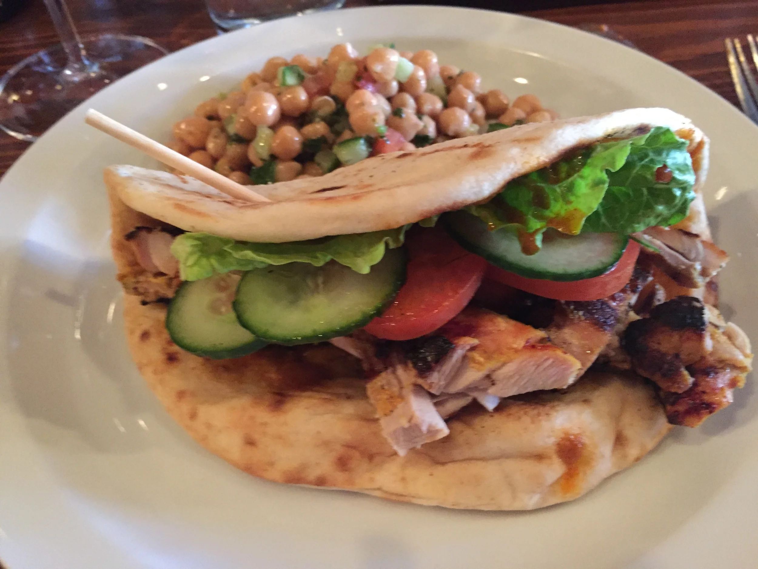 Grilled Chicken Shawarma at Boulevard Tavern