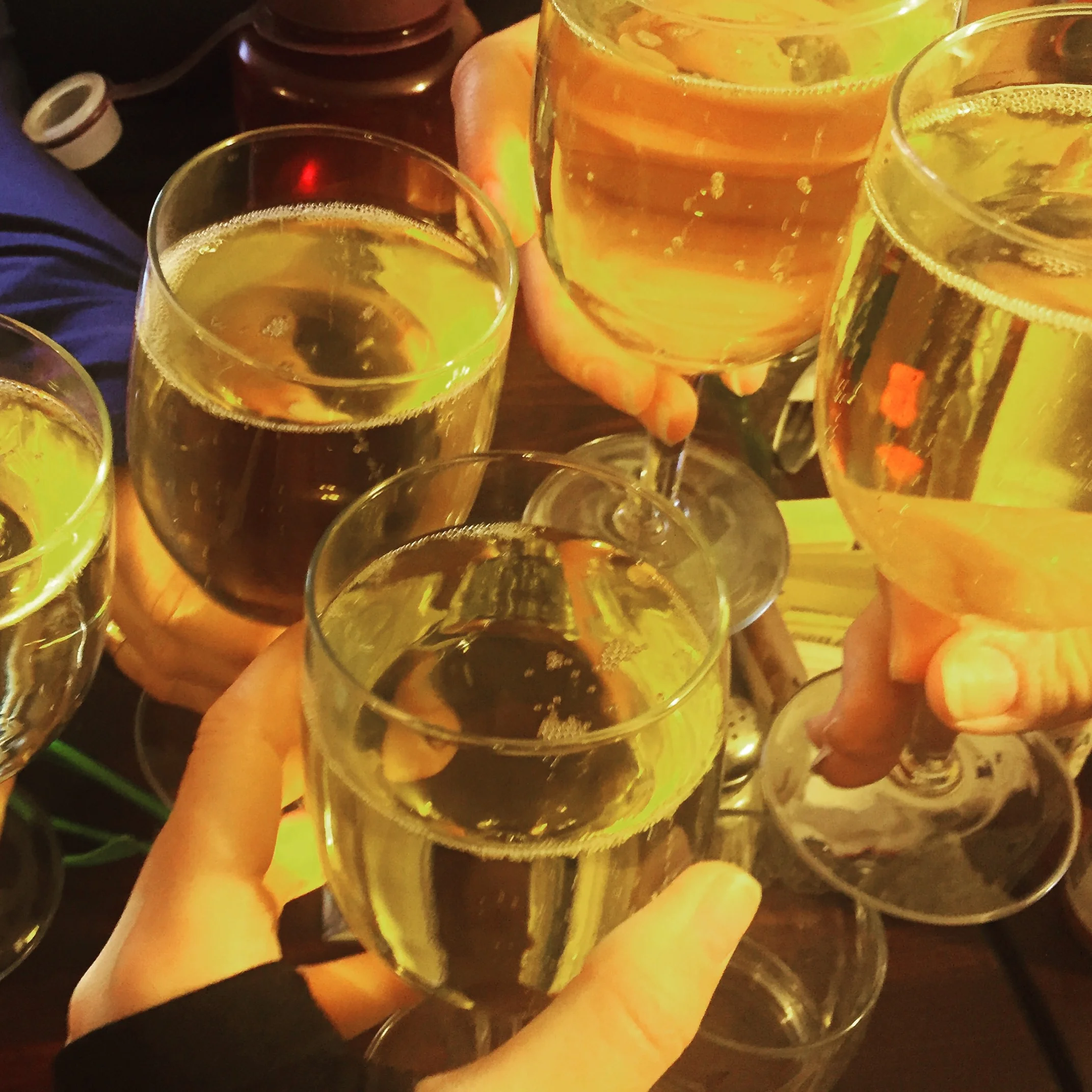 If you like large glasses of champagne for $5 head to The Happy Cooker