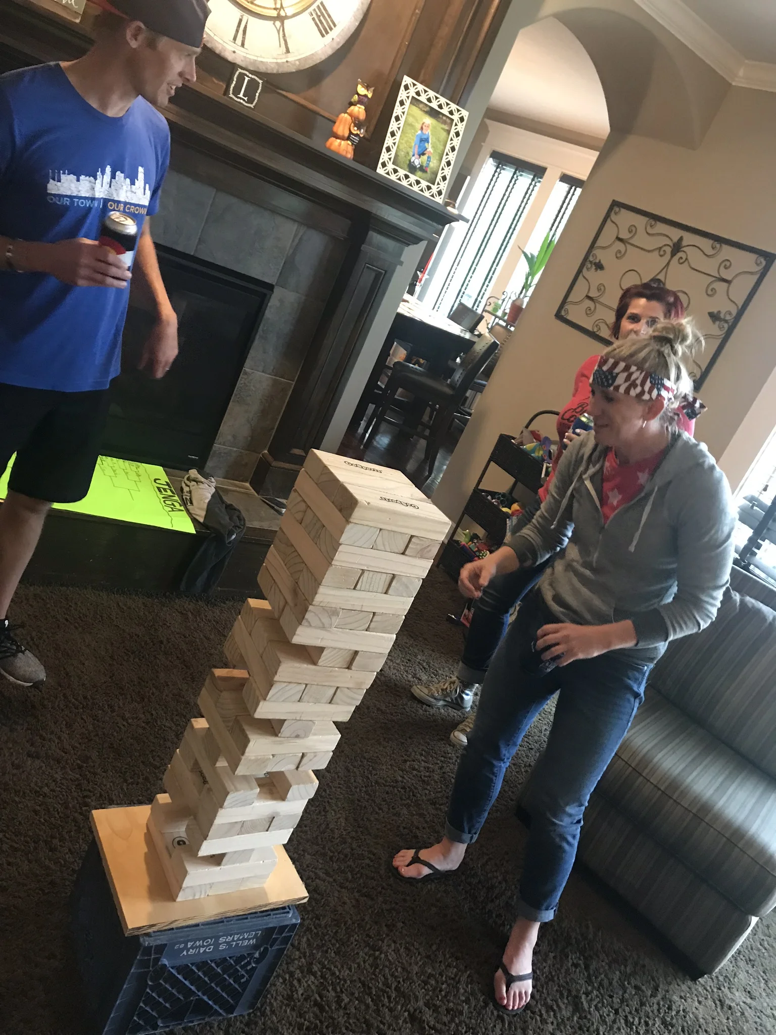 Epic dance Jenga