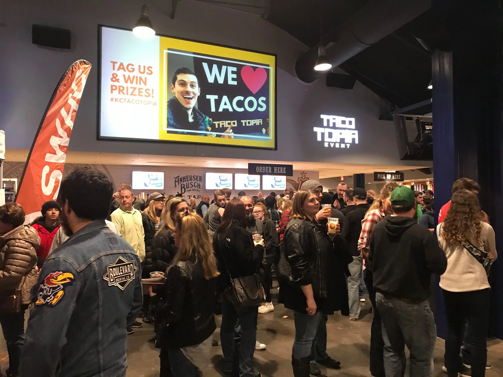 Sporting KC Budweiser Brewhouse Event Space was a great venue and made standing in endless lines exciting