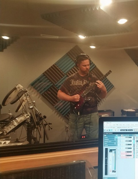 Student Erik Tomlinson of Palatine IL laying down the law in his guitar lesson recording session like a boss!!!