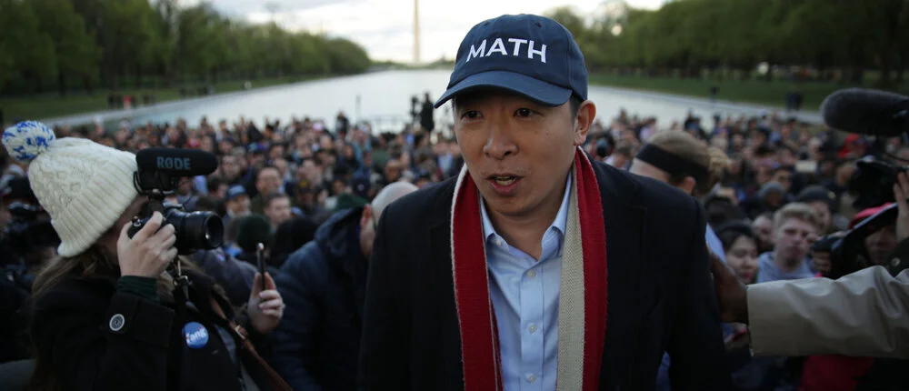 The Art of Slogans: MATH, Google Andrew Yang, Humanity First, and A New Way Forward