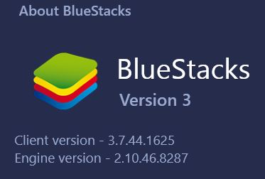 Bluestacks Versão 3 específicos