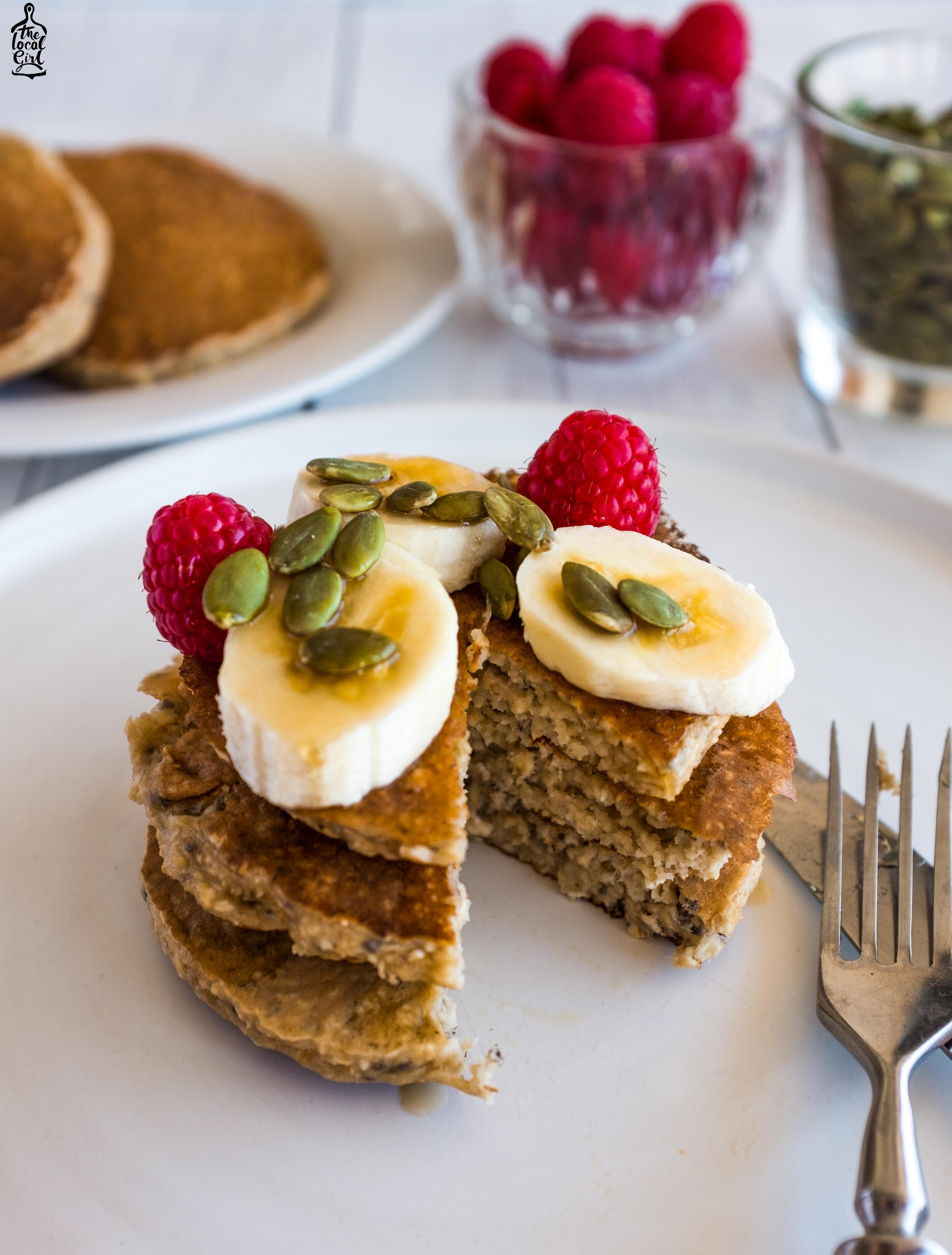 Banana Blender Pancakes 