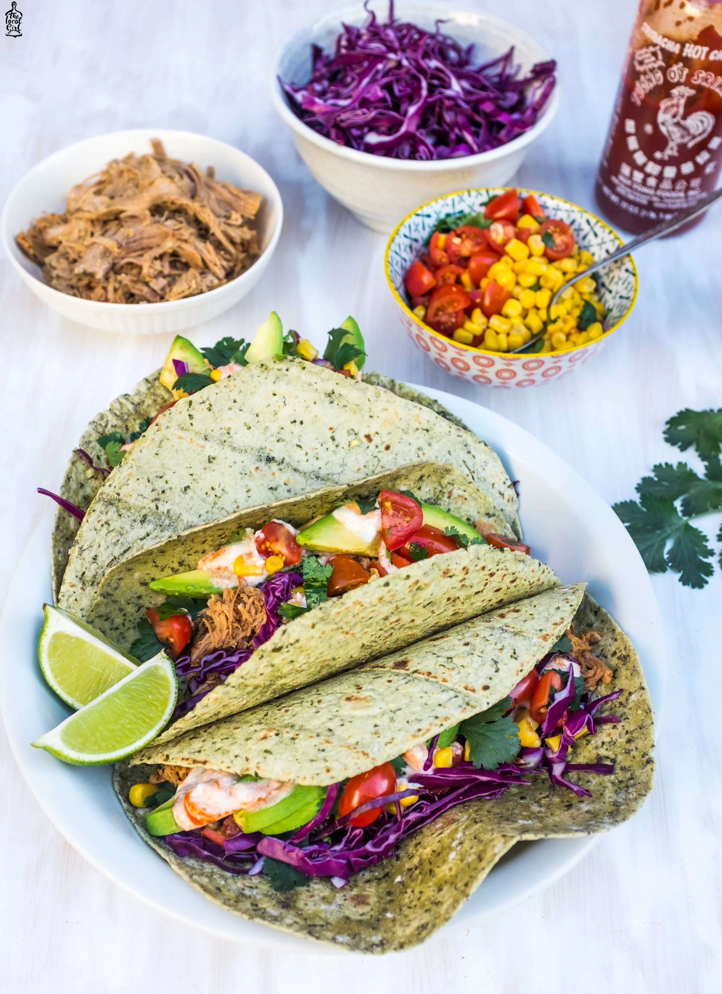 Pulled Pork Tacos with All the Good Stuff!