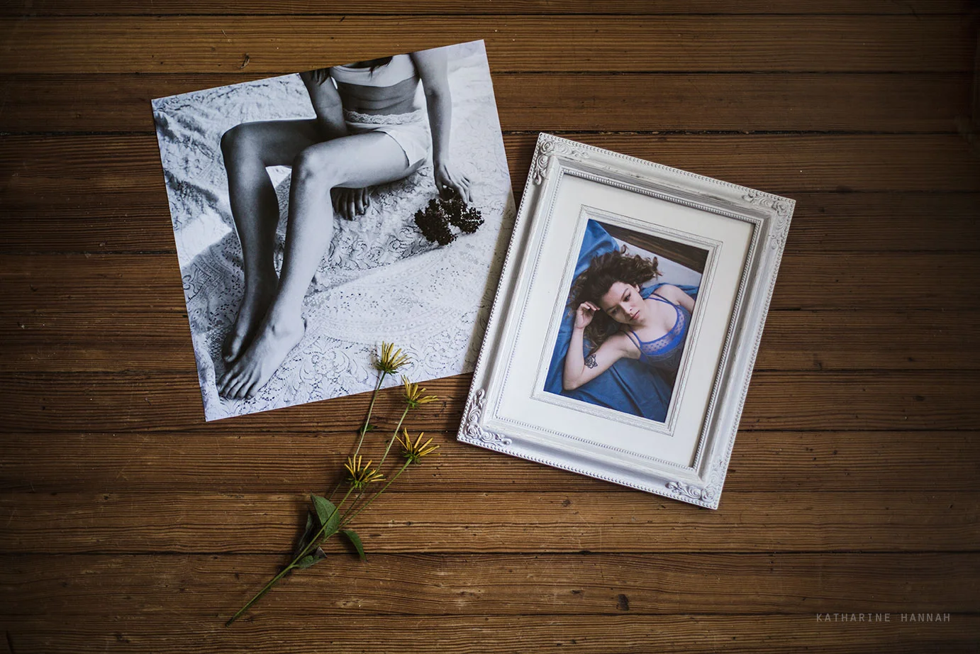 Framed prints in Chicago photo studio on the north side