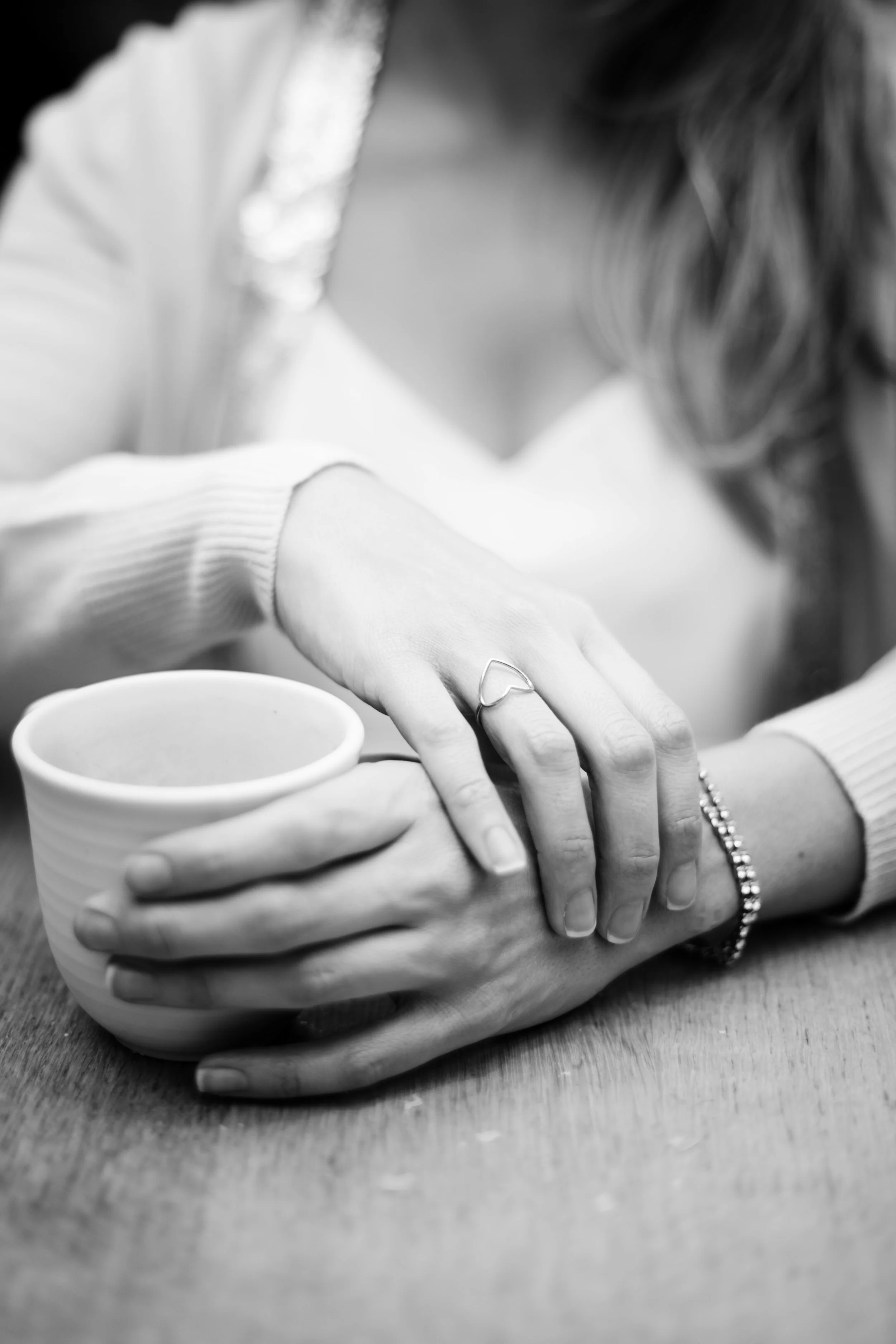 Heart shaped ring by Chicago jewelry designer grace + hudson