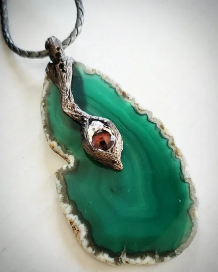 The Mirror of the Soul Pendant/Talisman (Green)