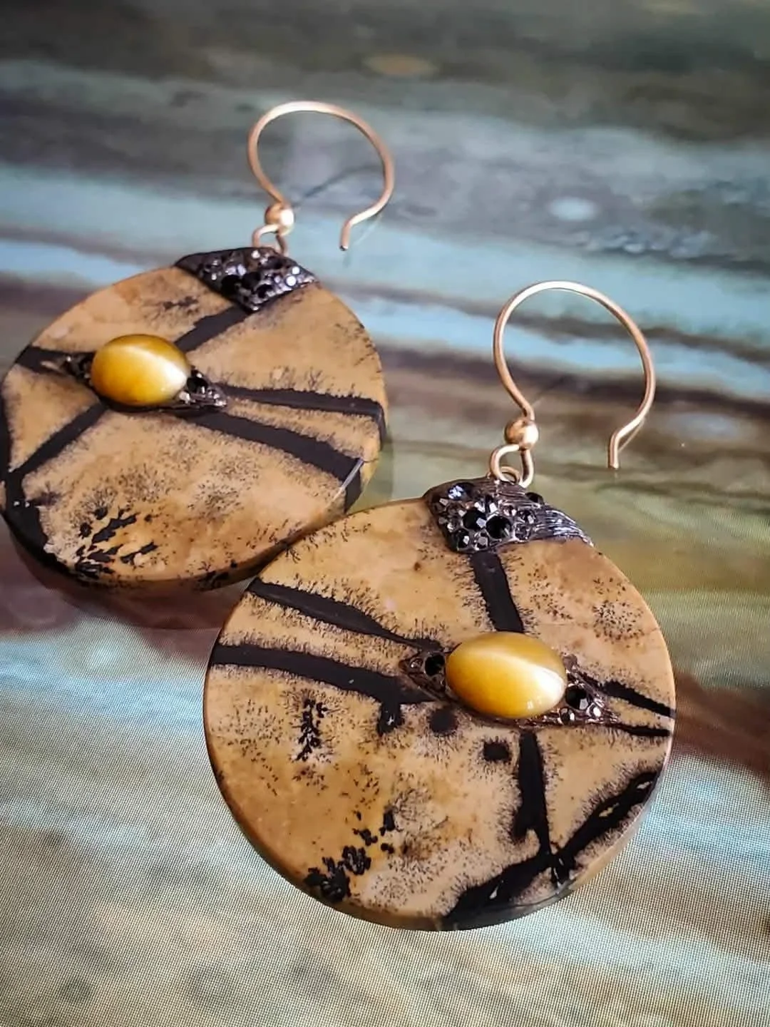 "Space Paths"  Earrings