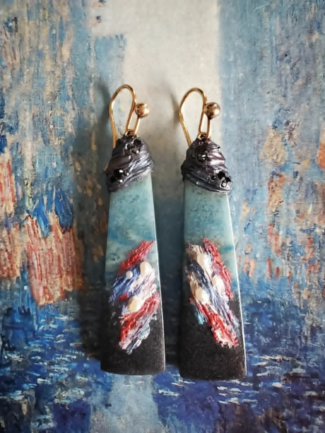 "Patriotic Avenue" Earrings