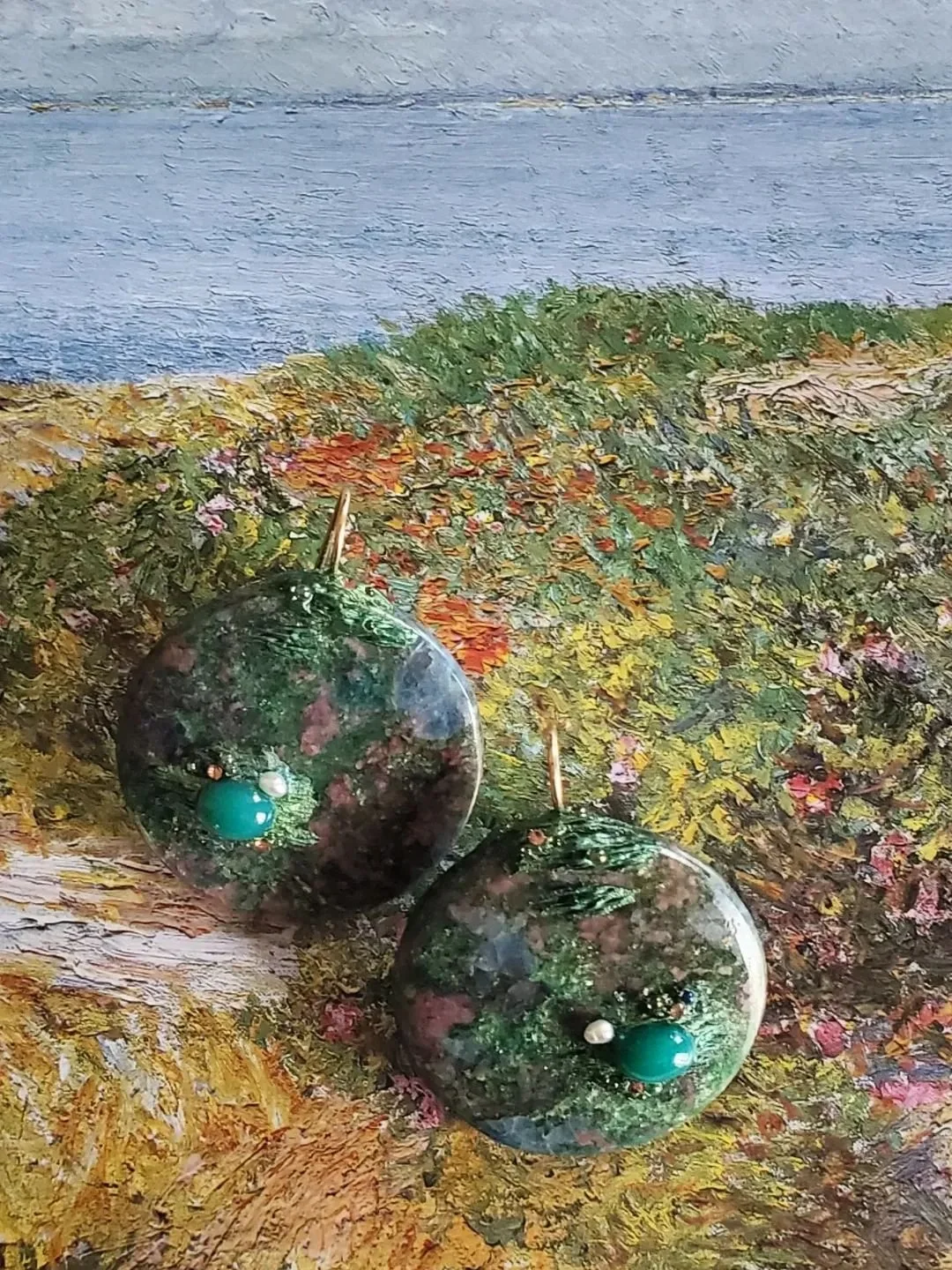 "The Island Panorama" Earrings