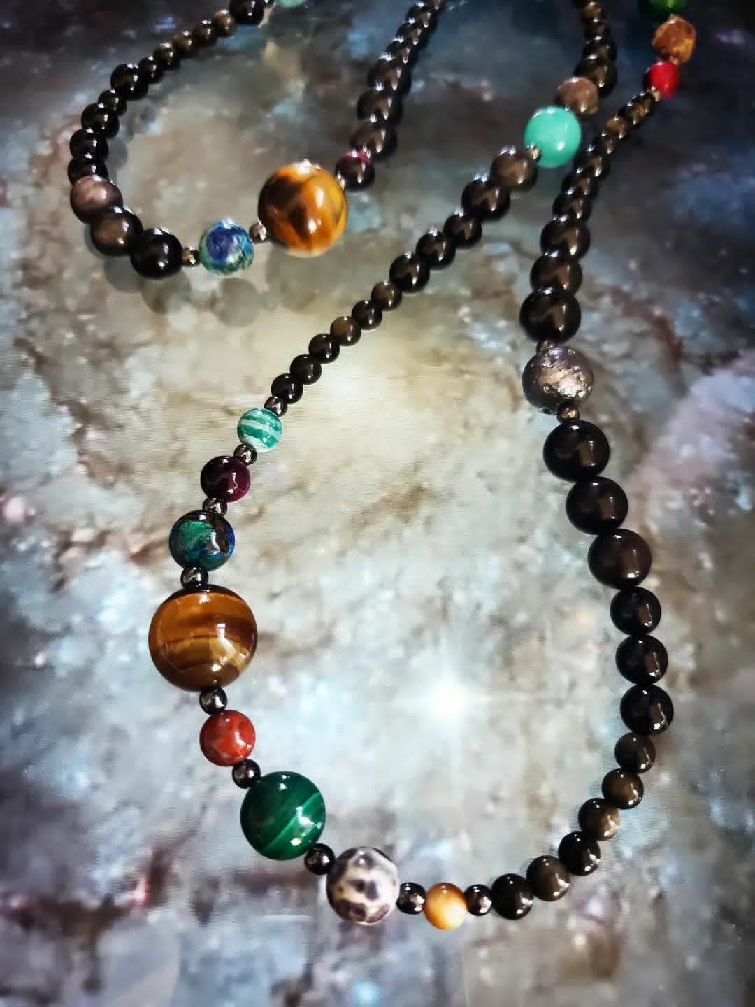 "Parade of Planets"  Necklace